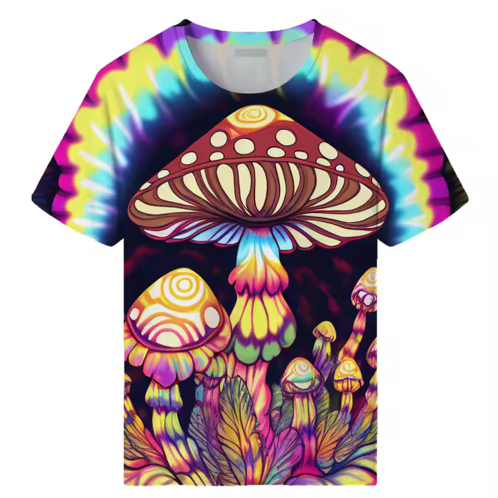 Camisetas Tie Dye para hombre, camisa con estampado gráfico de setas, novedad - 1