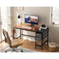 Mesa de Escritorio con cajones Escritorio de Escritura de Estudio para el hogar con estantes de - details 1