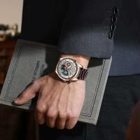 Reloj de Cuarzo de Lujo para Hombres CURREN 8391 Correa de Cuero Automático Moda Deportiva y Ocio - details 22