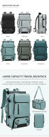Mochila de viaje de gran capacidad para mujer, bolsa de equipaje multifuncional ultraligera, bandolera de mano, mochila de viaje para hombre - details 22
