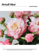 Ramo de Flor de Peonía de Doble Cabeza de Alta Gama 5PCS Decoración de Sala China - details 8