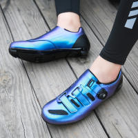 Zapatillas de ciclismo para hombre y mujer, zapatos de bicicleta compatibles con Peloton, Delta, Clip de tacos para ciclismo de carretera, interior y exterior, Pedal de gran tamaño - details 6