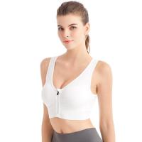 Sujetador deportivo con cremallera frontal para mujer, Top transpirable a prueba de golpes, para correr, Yoga, gimnasio, sin costuras - details 6