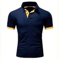 Polo ajustado de manga corta para hombre, Camisa lisa con cuello suave, informal, para trabajo, Golf, senderismo, color rosa - details 4