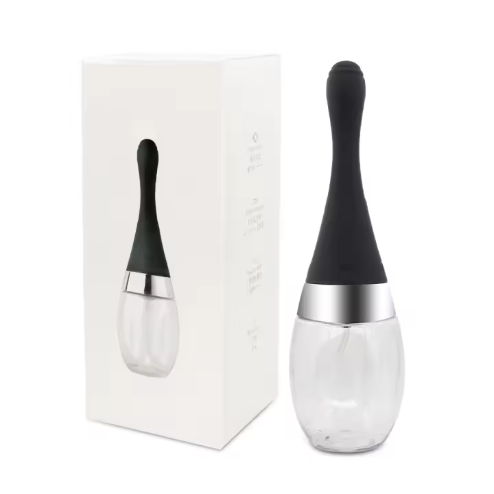 Limpiador anal automático de silicona, dispositivo de enema para limpieza de graves suaves, vaginal y anal, suministros de tapón de acoplamiento - 1