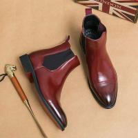 2025 nuevo vestido de negocios Oxford moda Formal cuatro estaciones hombres Botines de cuero genuino zapatos - details 3