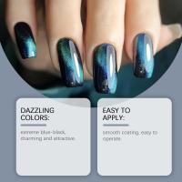 Esmalte de Uñas Azul Negro Duración Larga, Secado Rápido, Suave al Agua Arte de Uñas de Belleza - details 7