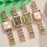 Nuevo Reloj de cuarzo cuadrado Simple para mujer y estudiante con banda de acero - details 0