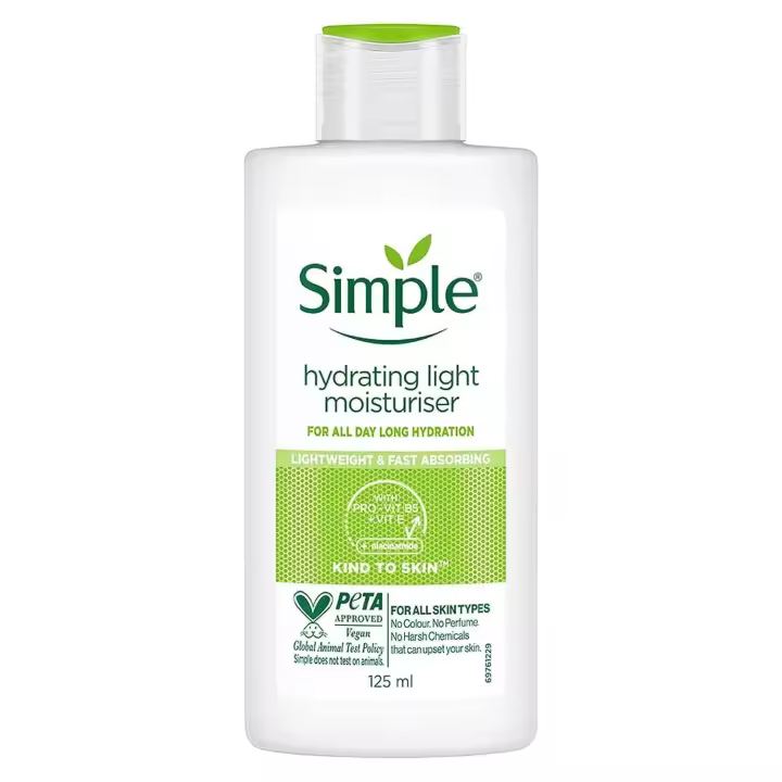 Kind To Skin Hidratante Ligero Hidratante 125 ml de Simple - 1