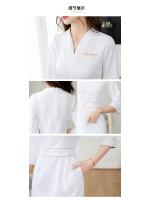 Uniforme de Verano de Manga Corta Traje de Belleza de Salón de Belleza para Mujeres - details 23
