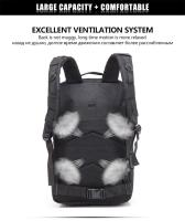 Mochila Táctica Impermeable de 50L Diseño Sólido de Nylon Ideal para Senderismo, Camping, Viajes Deportes y Exteriores - details 9