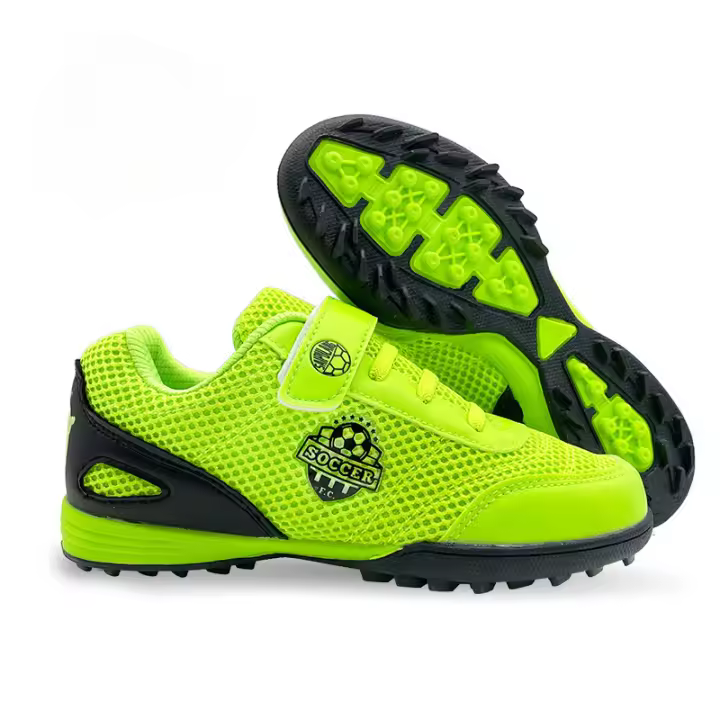 Zapatos de fútbol para niños con tacos rotos TF malla para niños femeninos y masculinos - 1