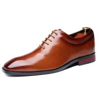 Zapatos derby de cuero formales para hombre, vino hecho a mano, de la más alta calidad, de Italia en China, 2025 - details 11