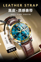 Reloj de hombre con correa suiza nueva, reloj luminoso con calendario doble - details 8