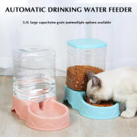 Alimentador automático de comida por gravedad, suministro de viaje de plástico, para mascotas pequeñas y medianas, gatos y perros, 3,8 l - details 2