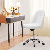 Escritorio Silla Giratoria de Cuero PU Silla Ergonómica Silla Sin Reposabrazo Silla con Ruedas - details 2