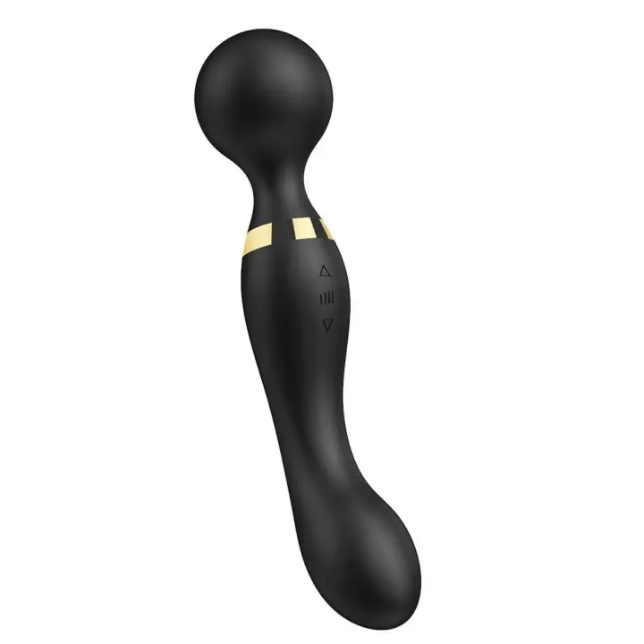 Leten Vibrador Potente Doble Cabeza Mágico Wand para Mujeres Estimulador de Clítoris y Punto G - 1