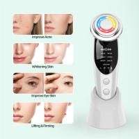Masajeador Facial 7 en 1, de 4 colores máquina de terapia de luz LED, EMS, reafirmante DE LA PIEL antienvejecimiento, herramientas para el cuidado de la piel - details 8