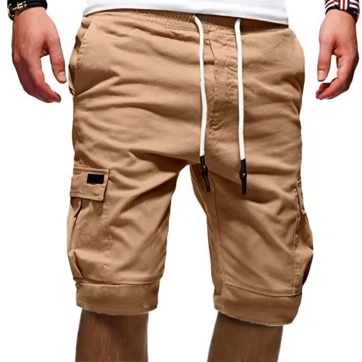 Verano nuevo hombre Casual Multi-Bolsillo hombre quinto pantalón hombre - 1