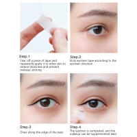 1 Rollo 9m De Cinta Protectora Para Maquillaje De Ojos Auxiliar Para Delineador Y Extensión De Pestañas Adhesivo De Belleza Y Cosméticos - details 2