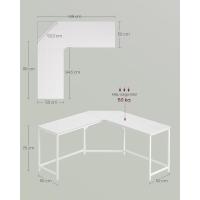 Ahorra Espacio, Oficina en Casa, Juegos, Blanco Arce LWD073W01 - details 2