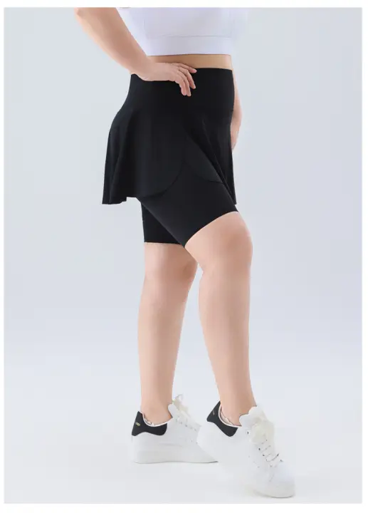 Pantalones de Yoga de Tallas Grandes de Dos Piezas Pantalones Exteriores de Cintura Alta con Bolsillos 200 Jin para Mujeres de Tallas Grandes - 1