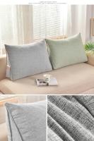 Cojín de Cama para Oficina Sofá Almohada de Lectura para TV Cojín de Lumbar Cómodo Sofá de Dormir Triángulo Pillow Decoración del Hogar - details 14