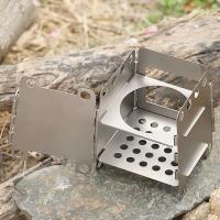 Lixada Estufa de Camping Plegable de Madera de Titanio Ultra Ligera Cocina de Picnic Portátil para Exteriores - details 16