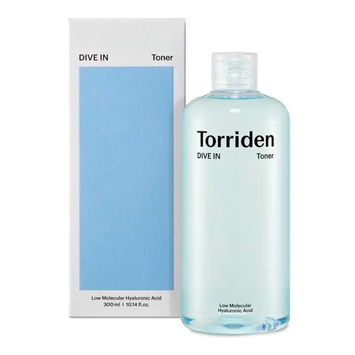 Torriden Dive en Tóner 300ml (10.14 fl. oz.) |   Agua Tonificante Facial Equilibrante de pH para Piel Seca |   Ácido Hialurónico, Pantenol, Alantoína - 1