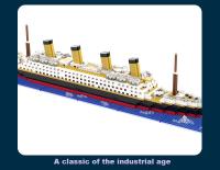 Pequeñas partículas de bloques de construcción juguetes de montaje rompecabezas crucero bloque de construcción kit de modelo de regalo de cumpleaños Titanic - details 9