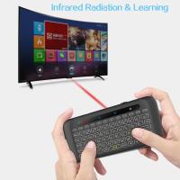 Teclado táctil H20 Universal con retroiluminación, mando a distancia inalámbrico Air para Android Tv Box/Mini Pc/Tv, ratón Bluetooth - details 2