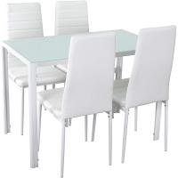 Conjunto de Mesa de Cocina 105x60 + 4 sillas Clasik (Negro-Negro) - details 15