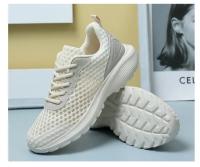 Zapatillas de deporte de moda de las mujeres ahuecadas hacia afuera ultra ligeras grandes de malla transpirable zapatos casuales de los zapatos de las mujeres - details 33