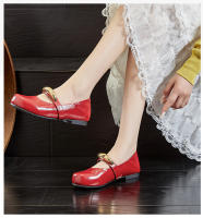 Zapatos Mary Jane de cuero, nuevos zapatos planos con correa de metal, solo zapatos de mujer, temperamento retro, zapatos casuales de mujer - details 22