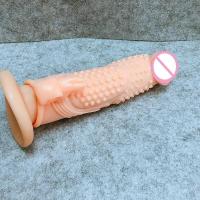 Empaque privado SEXY Extensor Realista Anillo Vibrador Funda para Pene Aumento Retraso de Eyaculación Condón Reutilizable Juguetes Sexuales para Hombres - details 15