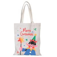 Bolso de compras a la moda para mujer, bolsos de regalo de Navidad con dibujos animados, bolsos de mano para mujer, bolso de mano ecológico, bolso de playa, lona para mujer, nuevo - details 7