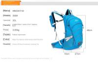 Mochila de senderismo para hombre y mujer, bolsa de deporte para exteriores, impermeable, apta para senderismo, 20 litros - details 0