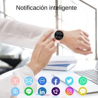 Reloj inteligente de moda con incrustaciones de diamantes para mujer, pulsera con llamadas bluetooth - details 1