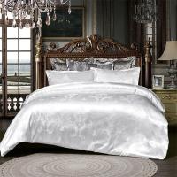 Juego de cama de alta gama, jacquard, tamaño king, juego de cama de boda europeo de lujo - details 49