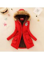 2024 New Autumn Winter Women Cotton Jacket Padded Casual Slim Coat Emboridery Hooded Wadded Warm Overcoat - details 10