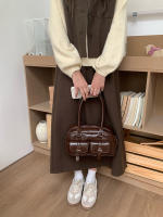 "Bolso Bandolera Vintage de Cuero - Estilo Bolera Retro, Elegante y Multifuncional para Mujer, Ideal para Oficina, Fiesta o Uso Diario |   Envío Rápido en Miravia" - details 4