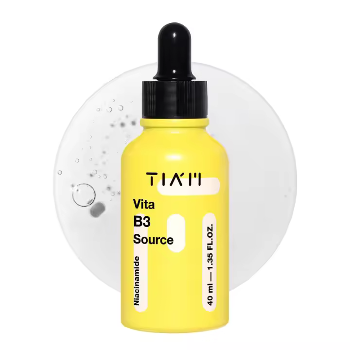 TIAM Vita B3 Source, 1.35 fl oz, 10% niacinamida Glow Serum con 2% arbutina para una piel radiante y equilibrada, cuidado de la piel coreano vegano - 1