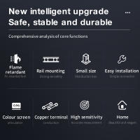 Interruptor inteligente KWS-303 40A con WIFI, disyuntor LED, medidor de energía, KWh, temporizador, relé, Control remoto, aplicación Smart Life - details 3