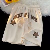 Pantalones Cortos de Moda Casual para Hombres Estampado de Estrellas de Hielo - details 3