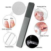 Herramienta Profesional de Manicura de Vidrio Nano Caja de Arte de Cristal Lavable con Porta Herramientas de Almacenamiento - details 3