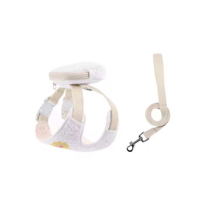 Mochila ajustable para perros y gatos, correa transpirable y cómoda, arnés para perros y gatos, bonita con mochila, correa para el pecho para perros, entrenamiento para correr - 1