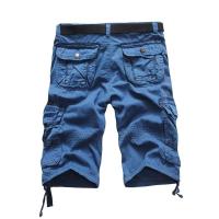 Pantalones cortos de algodón informales de camuflaje para hombre, ropa de marca, cómodos, sin cinturón, verano - details 7
