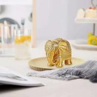 Estatua de oro grande para el hogar, oficina, elefante, adorno, estantería, soporte para TV, decoración, regalos para mujeres y mamás - details 0