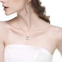 Collar de Plata de Ley 925 para Mujer, regalos dia de la madre, joyas originales para mujer,regalo de cumpleaños - details 1