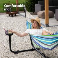 Hamaca de Acero Sólido Portátil Hamaca para 2 Personas con Mesa Auxiliar - details 76